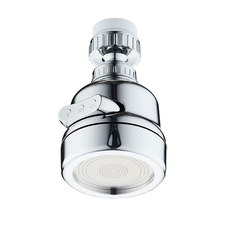 аэратор пласт. F22хМ24*1, 3 функции вращение на 360° хром MELODIA MKP21034BL
