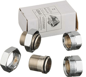 американка прямая 3/4" (комплект 2 штуки) - №1