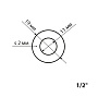 прокладка 1/2" резина (100шт) TeRma 10155 - №1