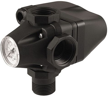 реле давления JEMIX XPD-2-3W в компл. с 5-выв. переходн. и манометром, ВР (1,4-2,8 bar,класс IP-54) - №1