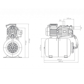 насос-автомат Джилекс Джамбо 60/35 Ч-24 (2.0) - №4