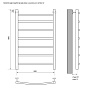 полотенцесушитель MELODIA Classica Eco 50х80 П7 MTRCO5080 - №1