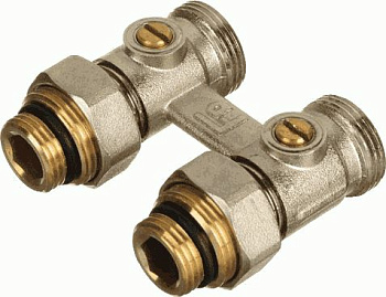 узел для нижнего подключения стального радиатора шаровый 3/4"*1/2" прямой TeRma (33979)