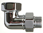 уголок 3/4"*1/2" в/н для полотенцесушителя со сгоном (пара) (01509) - №1