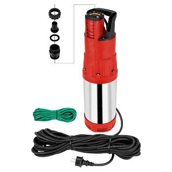 насос колодезный JEMIX ДАН-100-45 (корпус пластик/нерж, 1000 Вт, напор 45м, произв. 100 л/мин)