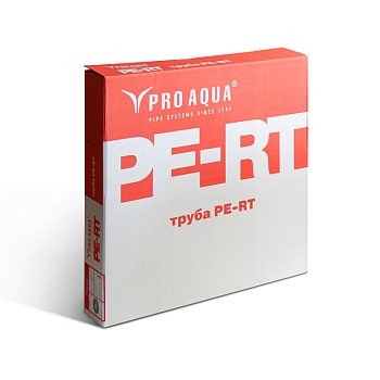 труба PE-RT однослойная для тепл. пола 16х2,0 бухта 200м PRO AQUA (красная) 8 бар - №1